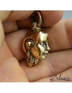 Pendant Head Android Synthia Bronze 2