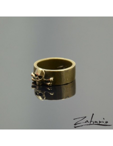 Ring Small Skull Bronze