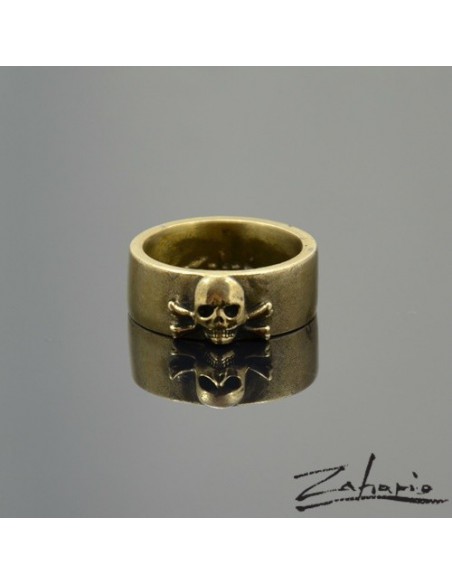 Ring Small Skull Bronze