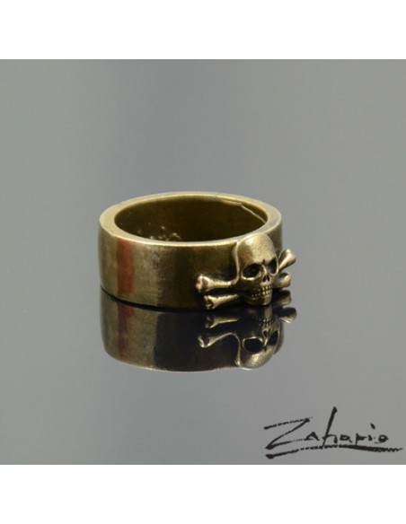 Ring Big Skull Bronze