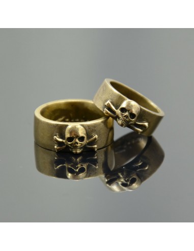 Rings Skull Bronze Set