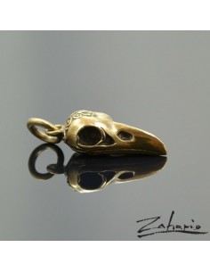 Pendant Raven's Skull Bronze