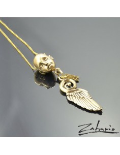 Pendant Archangel of silence Bronze