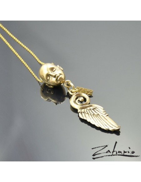 Pendant Archangel of silence Bronze