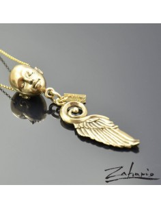Pendant Archangel of silence Bronze 2