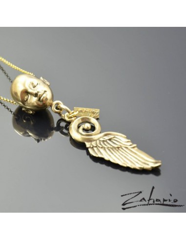 Pendant Archangel of silence Bronze
