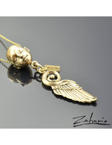 Pendant Archangel of silence Bronze