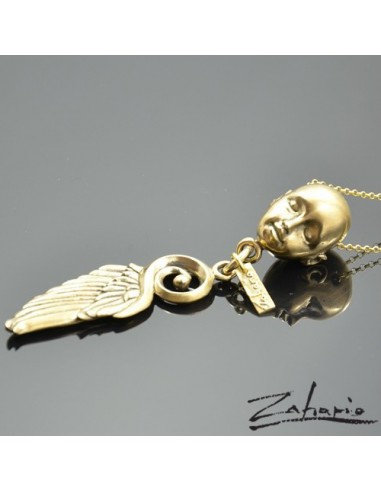 Pendant Archangel of silence Bronze