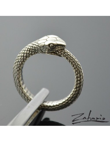 Ring Snake Uroboros Silver