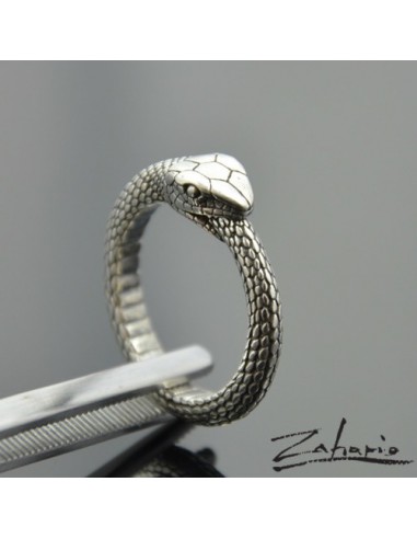 Ring Snake Uroboros Silver